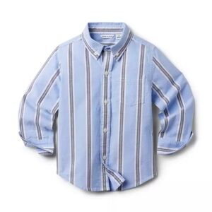 Janie and Jack Striped Oxford Shirt NWT